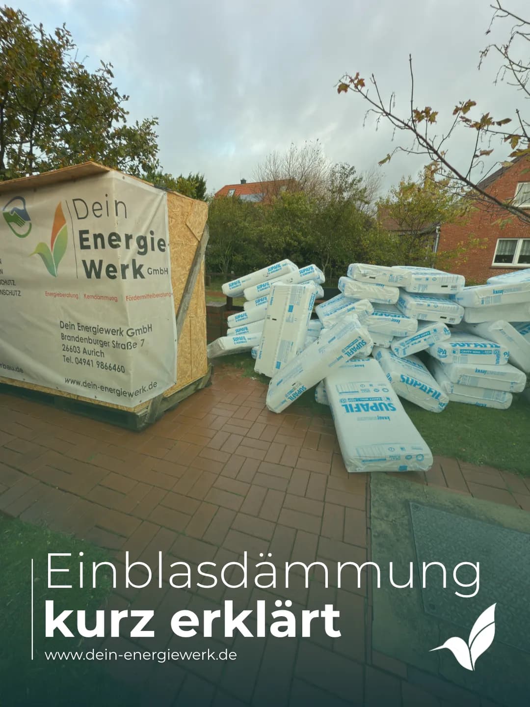 Dein Energiewerk GmbH: Social-Media-Post: Einblasdämmung