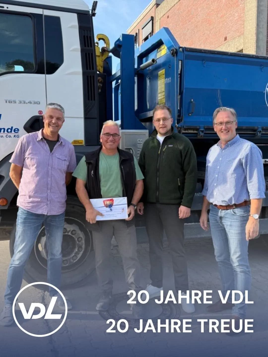 J.u.H. van der Linde GmbH & Co. KG: Social-Media-Post