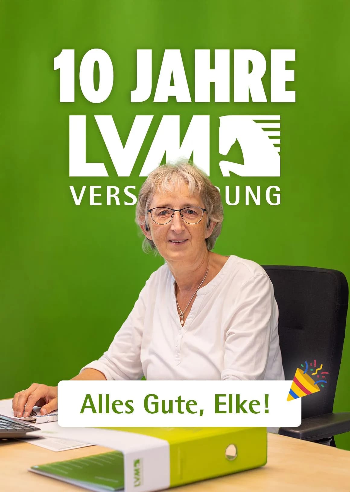 LVM-Versicherungsagentur Marco Bokker: Social-Media-Post zum Jubiläum